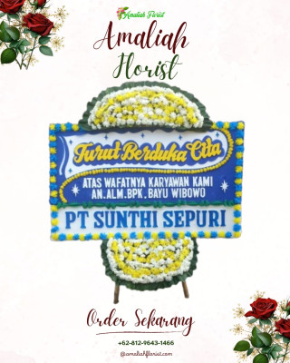 Papan Bunga Duka di Karawaci